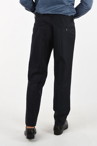 Virgin Wool Pinstriped ROMA Suit
