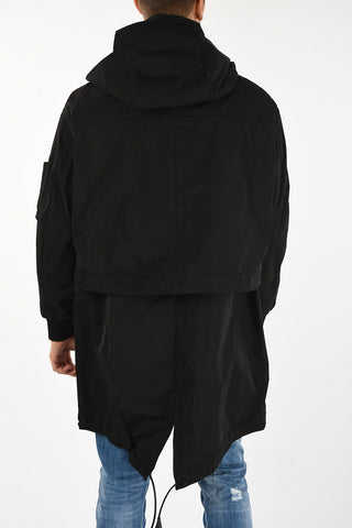 Hooded Raincoat Trench