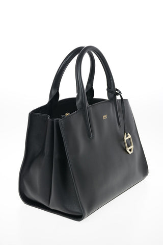 COLLEZIONI Leather Top Handle Bag