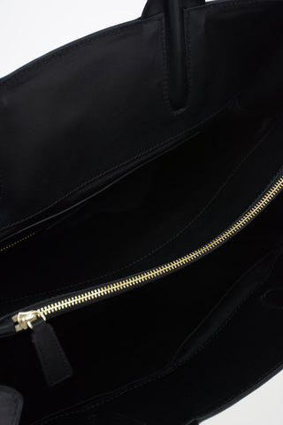 COLLEZIONI Leather Top Handle Bag