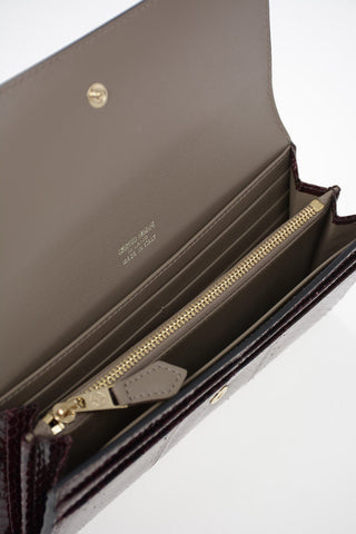 GIORGIO ARMANI Snake Skin Wallet