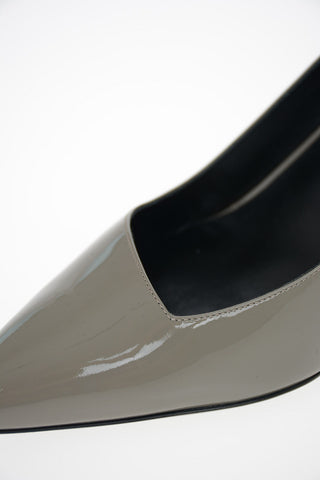 GIORGIO ARMANI 7cm Polish Leather Pump