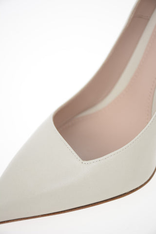 GIORGIO ARMANI 10cm Leather Stiletto Heel Pumps