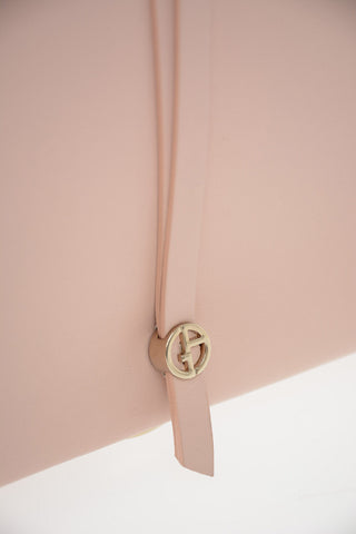 GIORGIO ARMANI Leather Crossbody Flap Bag