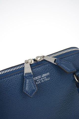 GIORGIO ARMANI Embossed Leather Mini Bag