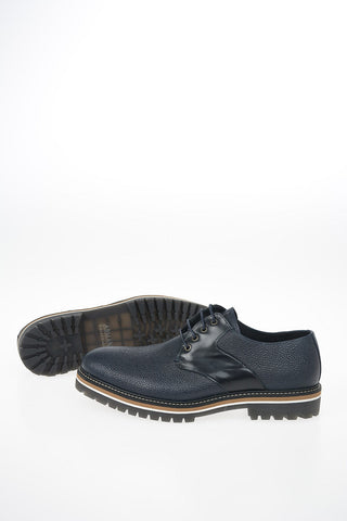 COLLEZIONI Leather Derby Shoes