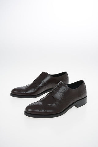 COLLEZIONI Leather Derby Brogues