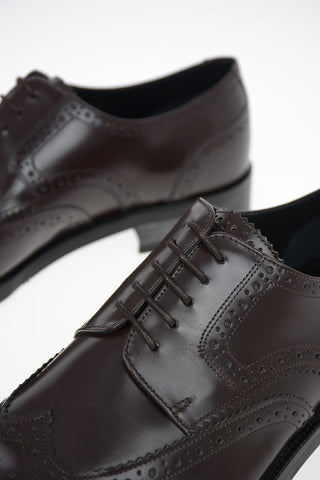 COLLEZIONI Leather Derby Brogues