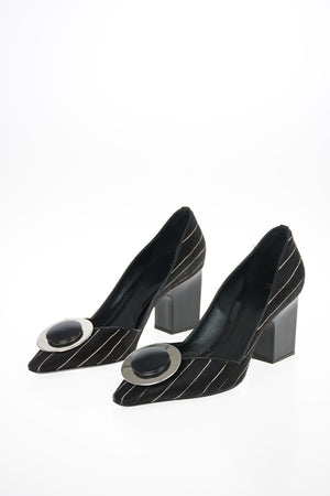 GIORGIO ARMANI 8cm Ponyskin D’Orsay Pumps
