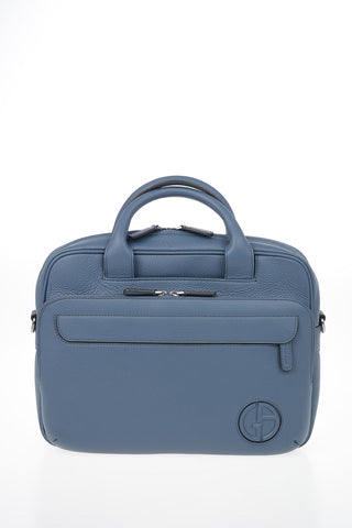 GIORGIO ARMANI Leather Laptop Bag
