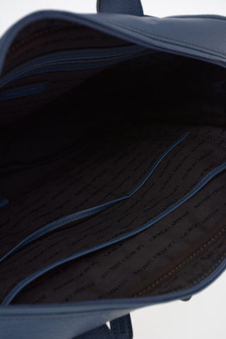 GIORGIO ARMANI Leather Laptop Bag