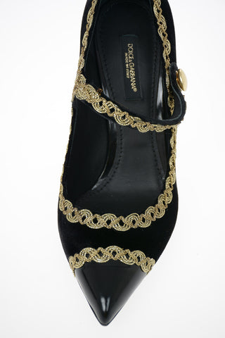 Velvet Pumps 10 cm