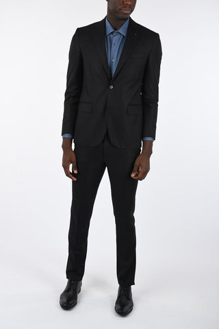 CC COLLECTION Pin Check 2 Button Suit