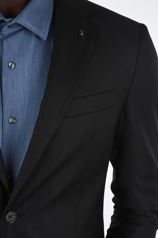 CC COLLECTION Pin Check 2 Button Suit