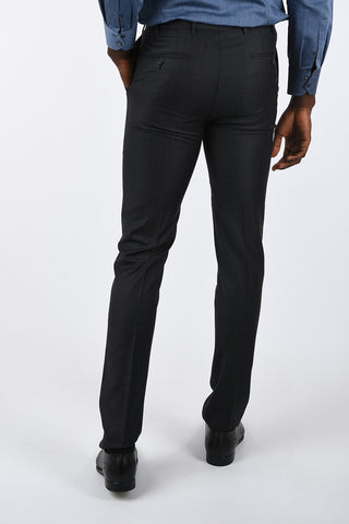 CC COLLECTION side vents pinstriped drop 7 r 2-button suit