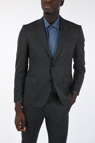 CC COLLECTION Drop 7R side vents hopsack 2-button suit