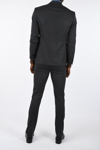 CC COLLECTION Drop 7R side vents hopsack 2-button suit