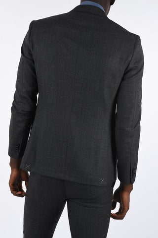 CC COLLECTION Drop 7R side vents hopsack 2-button suit