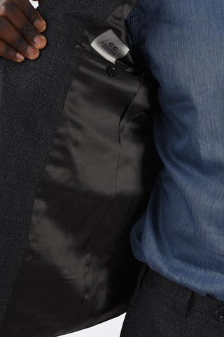 CC COLLECTION Drop 7R side vents hopsack 2-button suit