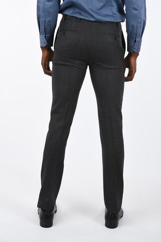 CC COLLECTION Drop 7R side vents hopsack 2-button suit
