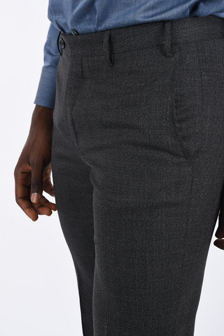 CC COLLECTION Drop 7R side vents hopsack 2-button suit