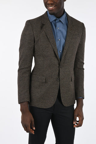 CC COLLECTION Hopsack 2 Button Blazer