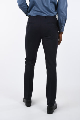 CC COLLECTION pinstriped drop 7 r 2-button suit