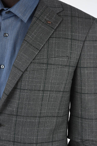 CC COLLECTION Windowpane Check 2 Button Suit