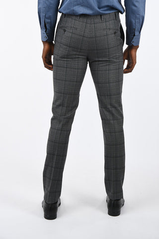 CC COLLECTION Windowpane Check 2 Button Suit