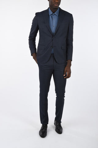 CC COLLECTION windowpane check drop 7 r 2-button suit
