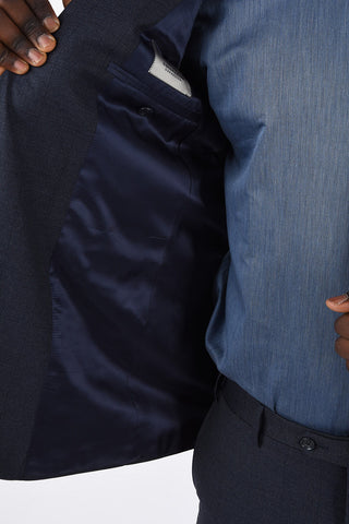 CC COLLECTION windowpane check drop 7 r 2-button suit