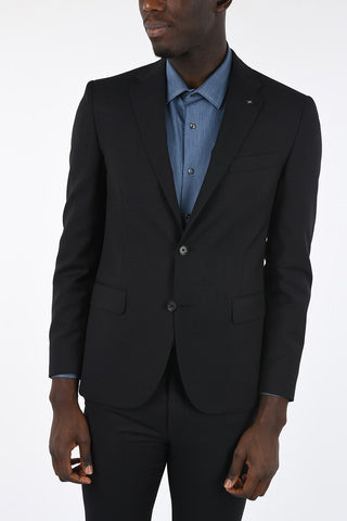 CC COLLECTION side vent Pinstriped 2-button suit
