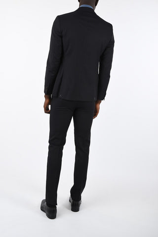 CC COLLECTION side vent Pinstriped 2-button suit