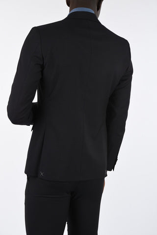 CC COLLECTION side vent Pinstriped 2-button suit