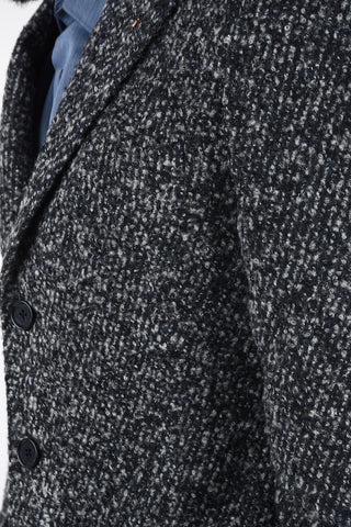 CC COLLECTION cappotto ¾ bouclé semifoderato