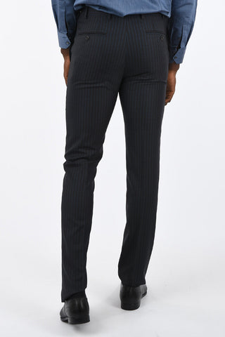 CC COLLECTION side vents pinstriped drop 7 r 2-button suit