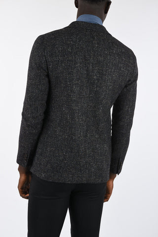 CC COLLECTION drop 6 r side vents 2-button blazer half lining