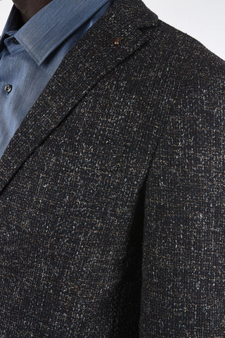 CC COLLECTION drop 6 r side vents 2-button blazer half lining