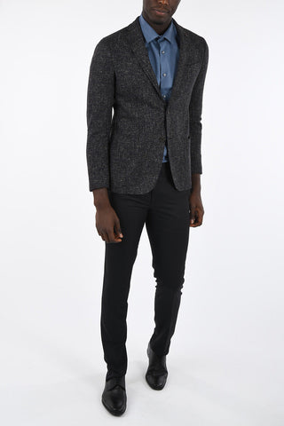CC COLLECTION drop 6 r side vents 2-button blazer half lining
