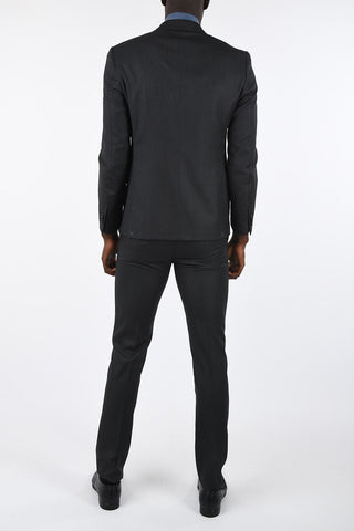 CC COLLECTION Bird's Eye side vents 2-button suit