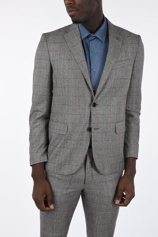 CC COLLECTION abito 2 bottoni drop 7 r windowpane check
