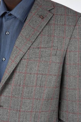 CC COLLECTION abito 2 bottoni drop 7 r windowpane check