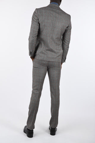 CC COLLECTION abito 2 bottoni drop 7 r windowpane check