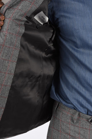 CC COLLECTION abito 2 bottoni drop 7 r windowpane check