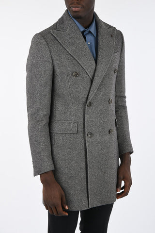 CC COLLECTION Cappotto Doppiopetto in Tweed