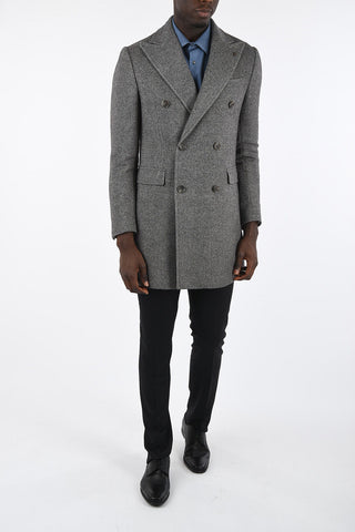 CC COLLECTION Cappotto Doppiopetto in Tweed