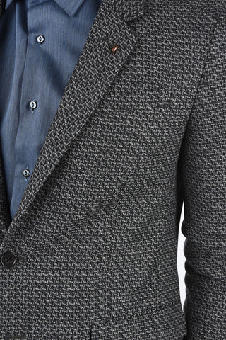 CC COLLECTION Hopsack 2 Button Blazer