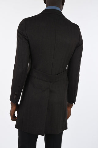 CC COLLECTION 3 Button Herringbone Coat