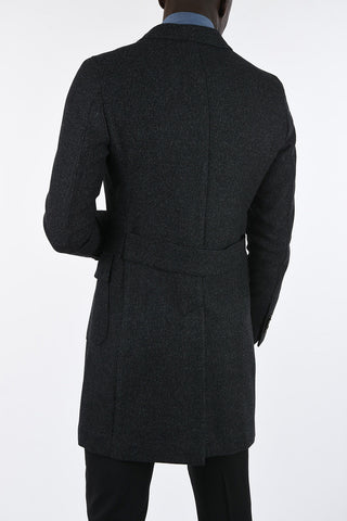 CC COLLECTION three-quarter length melange coat