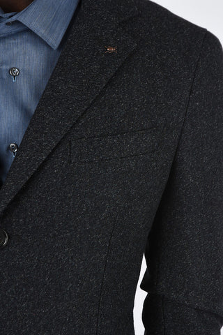 CC COLLECTION three-quarter length melange coat